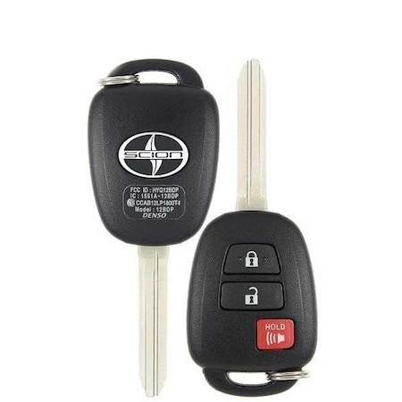 Oem NEW : 2013 - 2015 Scion XB / Remote Head Key 3B / FCC :HYQ12BDP/ Non Transponder / PN :89070-1 RHK-TOY-12590